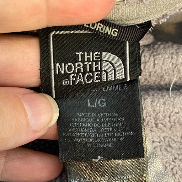 The North Face Women’s Full Zip Fleece Grey Jacket Size L - Picture 5 of 7